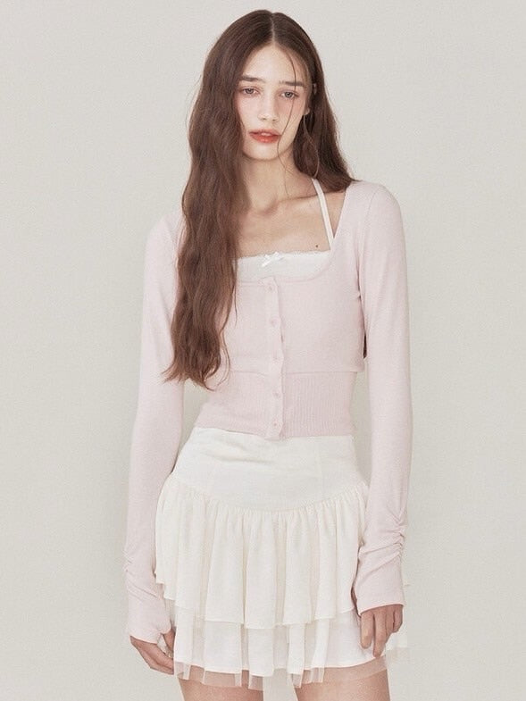 【NOTYOURROSE】Luna cardigan set