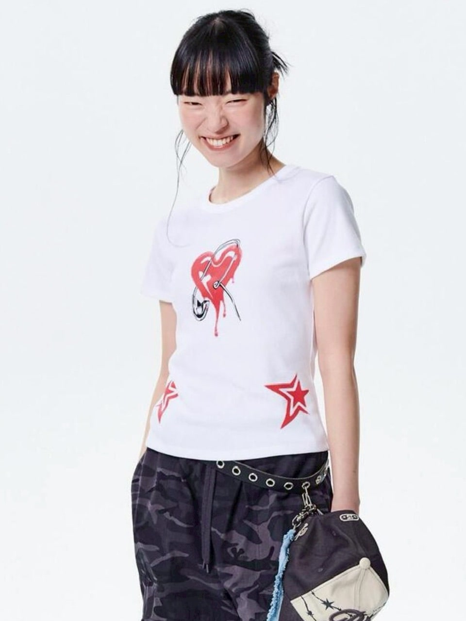 【runningHIGH】MELTING HEART H/S TEE