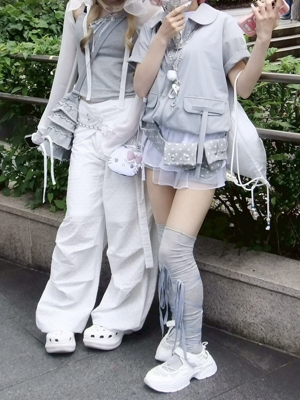 受注制【nmtc +】ribbon knee socks (3color)