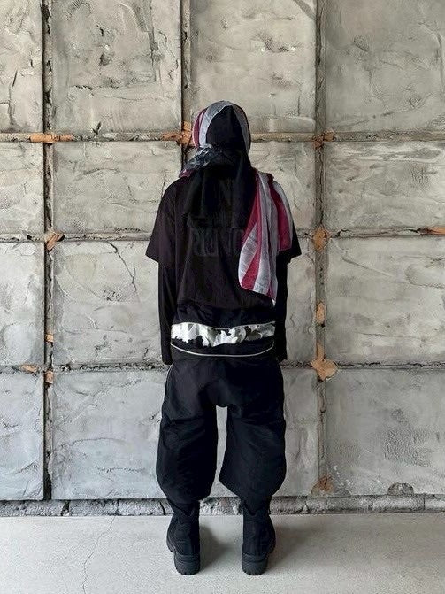 【roaringrad】ZIPPER SAGGING BERMUDA PANTS