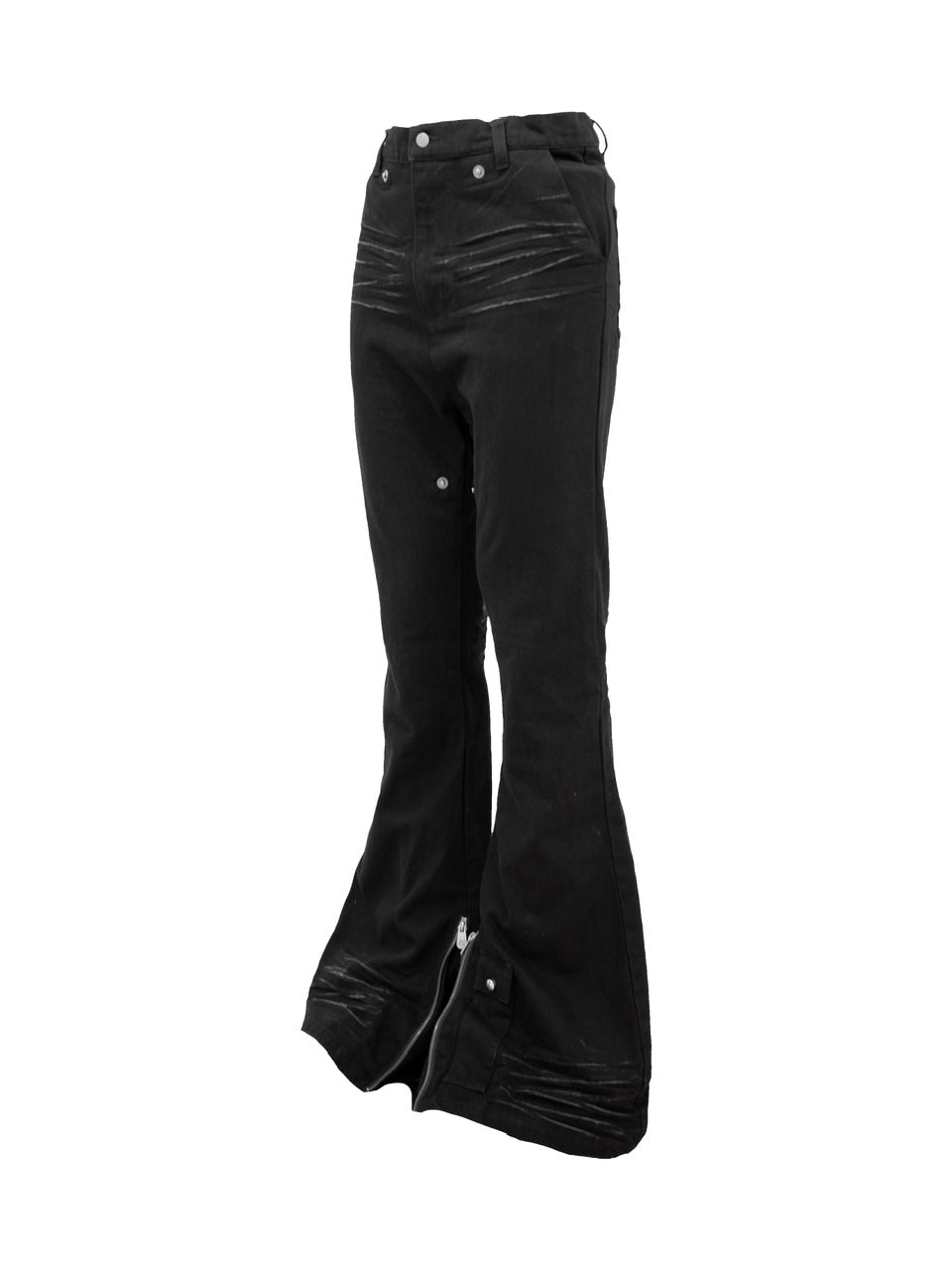 【Rosen Kreuz】SIDE BELT DOCKING FLARE PANTS