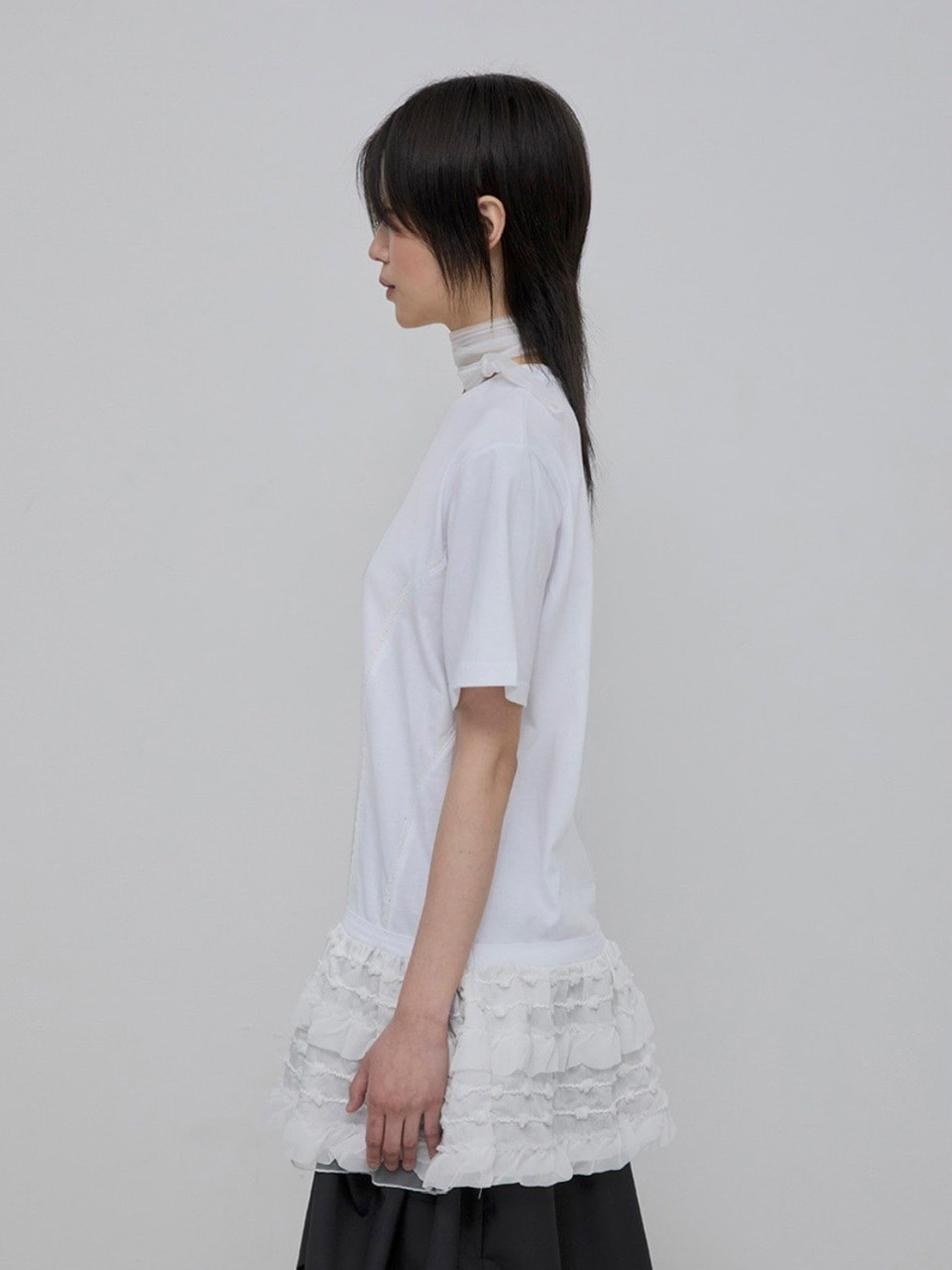 【FLAREUP】Layered Lace T-Shirt
