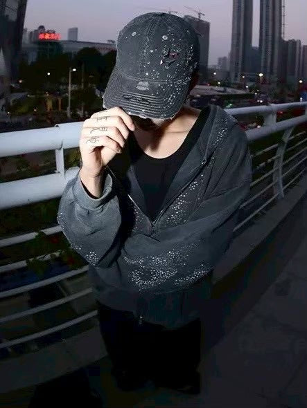 【DND4DES】DIAMOND DISTRESSED CAP