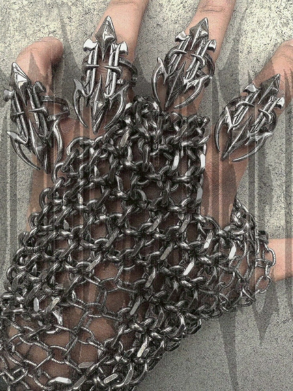 【IIIMIII】Spike Gothic Ring / 【イアミ】スパイクゴシックシルバーリング