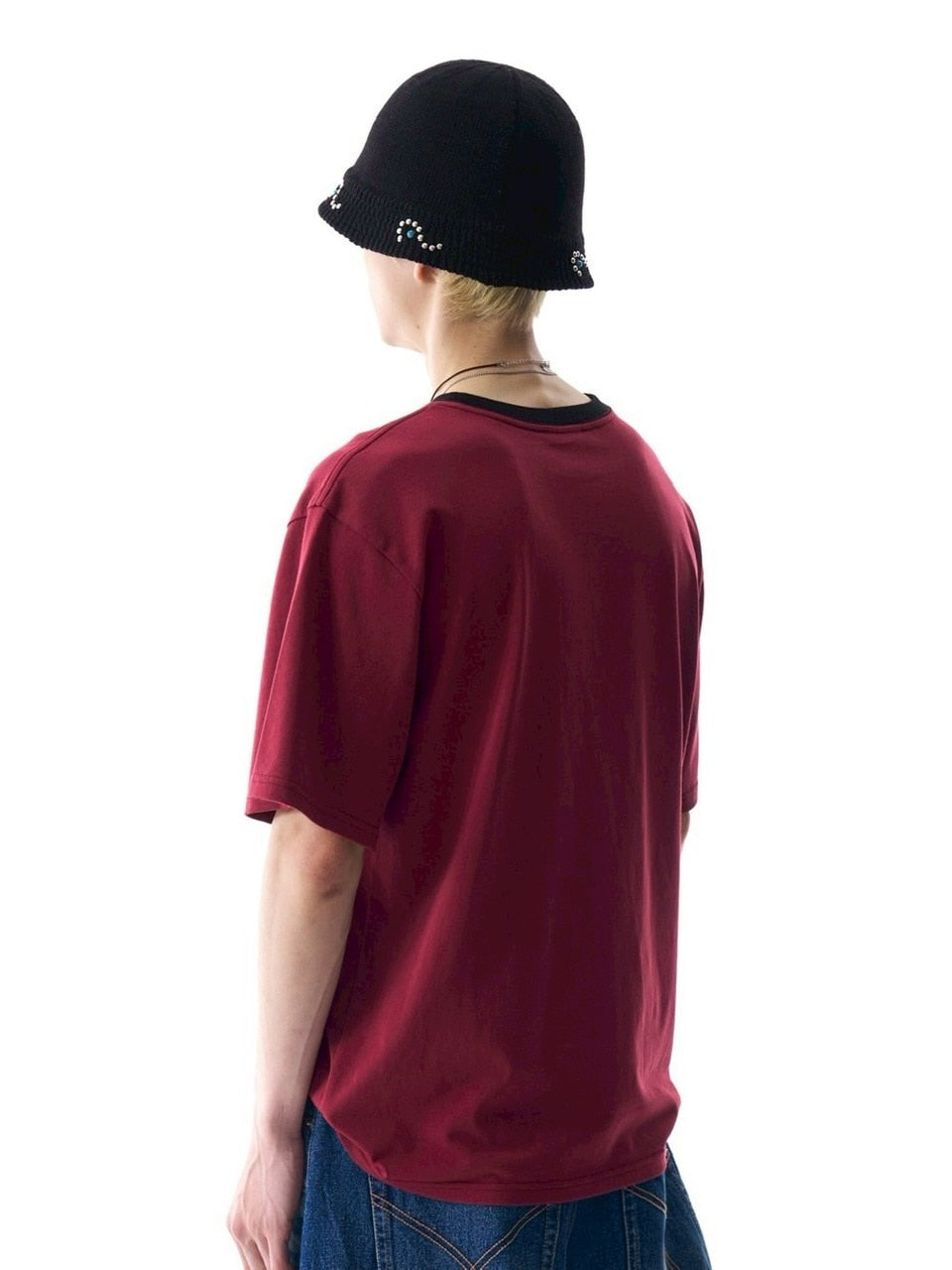 【AAKAM】ROCKSTAR Boucle Half Top