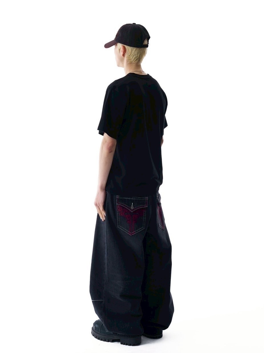 【AAKAM】CROS2 Printed Half Top