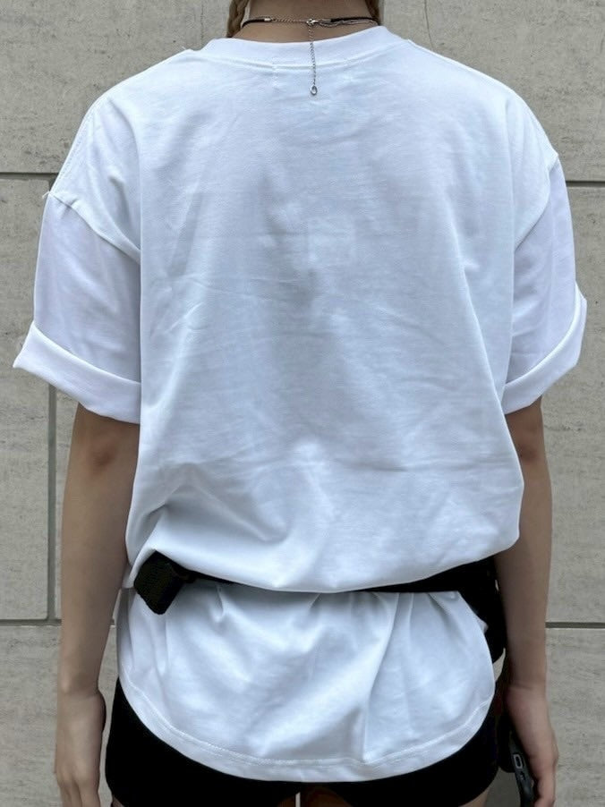 受注制【nmtc +】blurry design tee (3color)