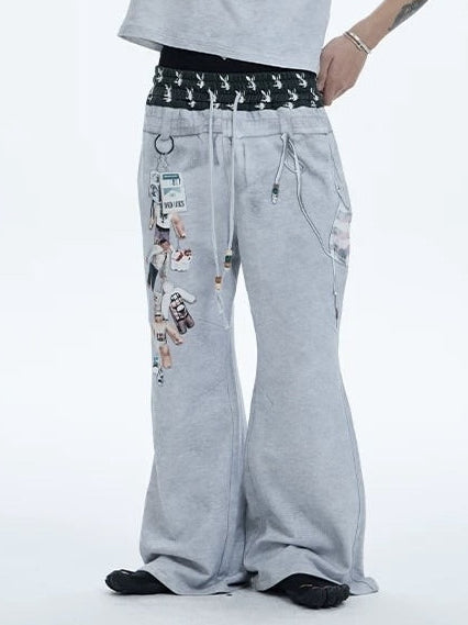 【DND4DES】BIKINI PRINTED SWEAT PANTS