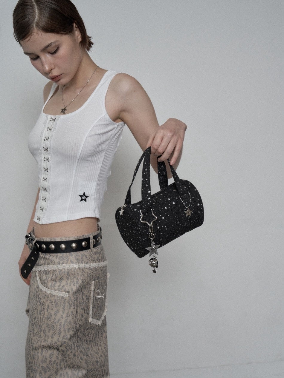 【SETUP‐EXE】TINY STAR TOTE BAG / 【セットアップエグゼ】タイニースタートートバッグ