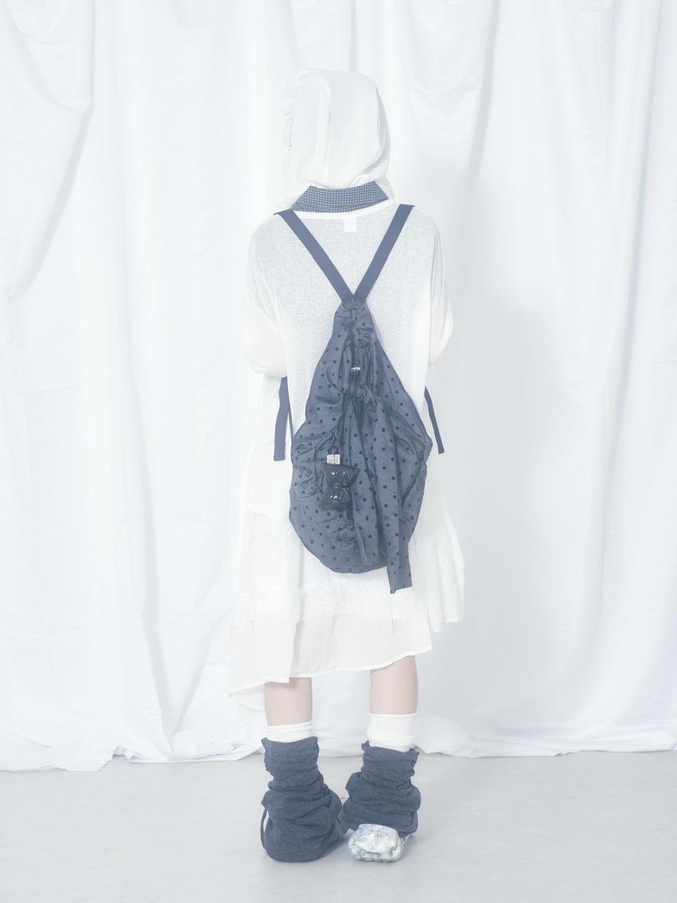 国際配送【Nerd out XU】hand drawing see-through long sleeve / 【ナードアウトエックスユー】ハンドドローイングシースルーロングスリーブ