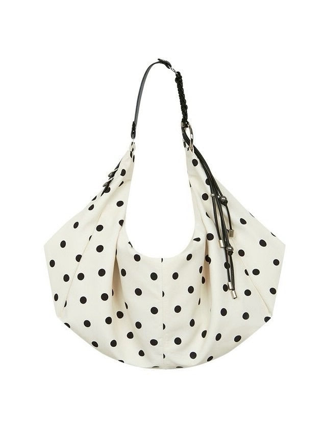 【NOT KNOWING】Braided Dot Shoulder Bag / 【ノットノーイング】ブレイデッドドットショルダーバッグ
