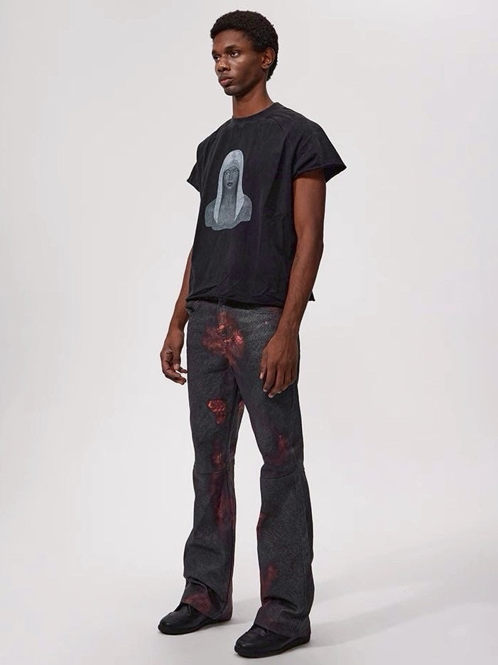 【Fourth3ex】Archive-3D Printed Lava Pants / 【フォースセックス】ブラッドブリーチパンツ