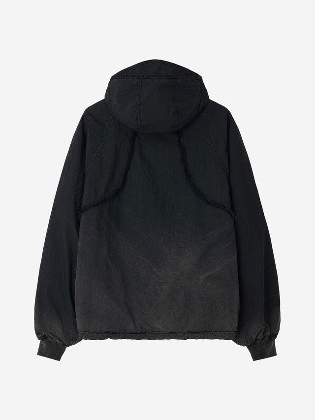【BLR BLUER】Destroyed Gradation Washing Puffer Jacket