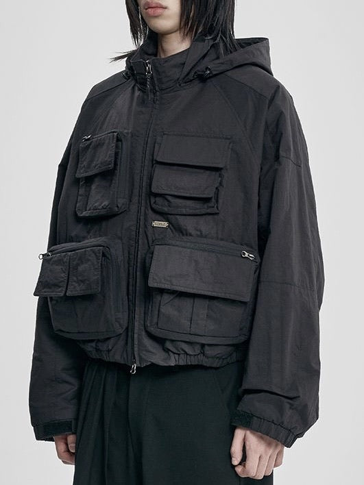 【AJOBYAJO】Cargo Nylon Short Jacket / 【アジョバイアジョ】カーゴナイロンショートジャケット