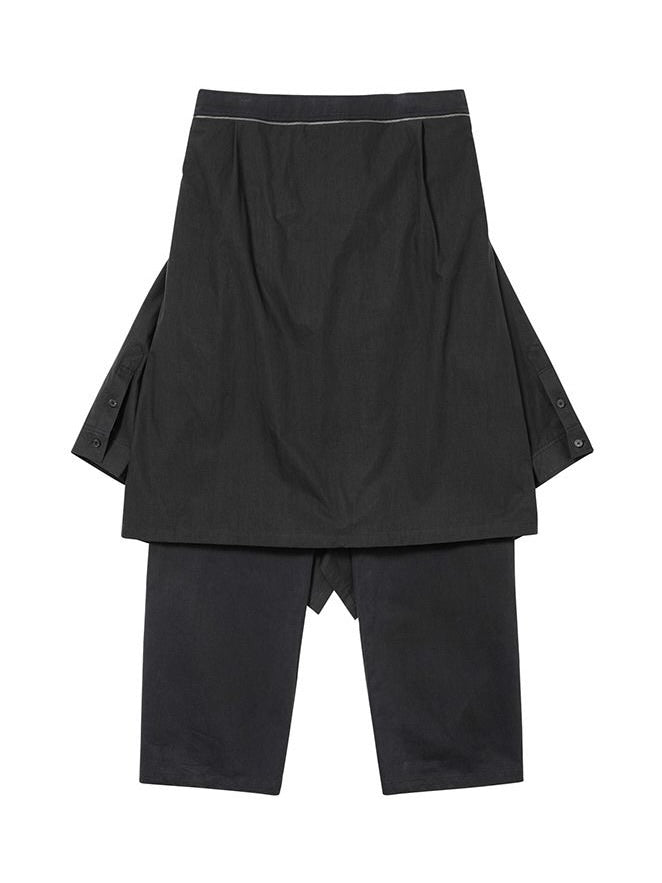 【AJOBYAJO】Shirt Layered Pants / 【アジョバイアジョ】シャツレイヤードスラックスパンツ