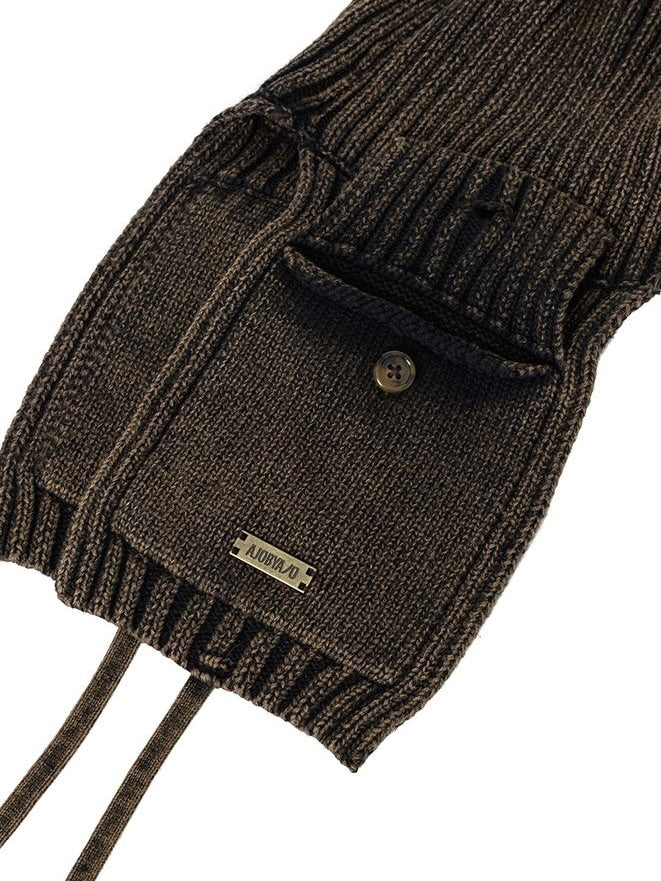 【AJOBYAJO】Washed Knit Trooper Hat / 【アジョバイアジョ】ウォッシュドニットトゥルーバーニット帽