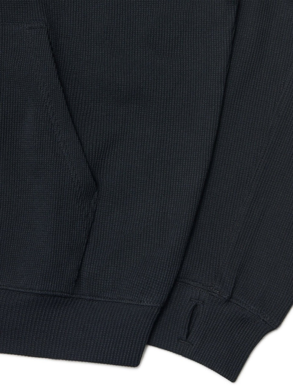 【NOMANUAL】NM WAFFLE HOODED ZIP-UP