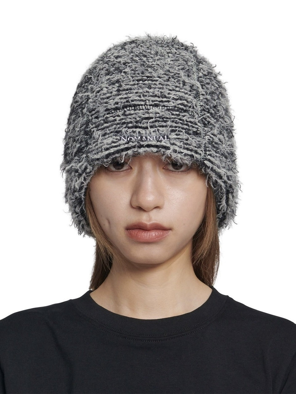【NOMANUAL】NEST HAIRY BEANIE