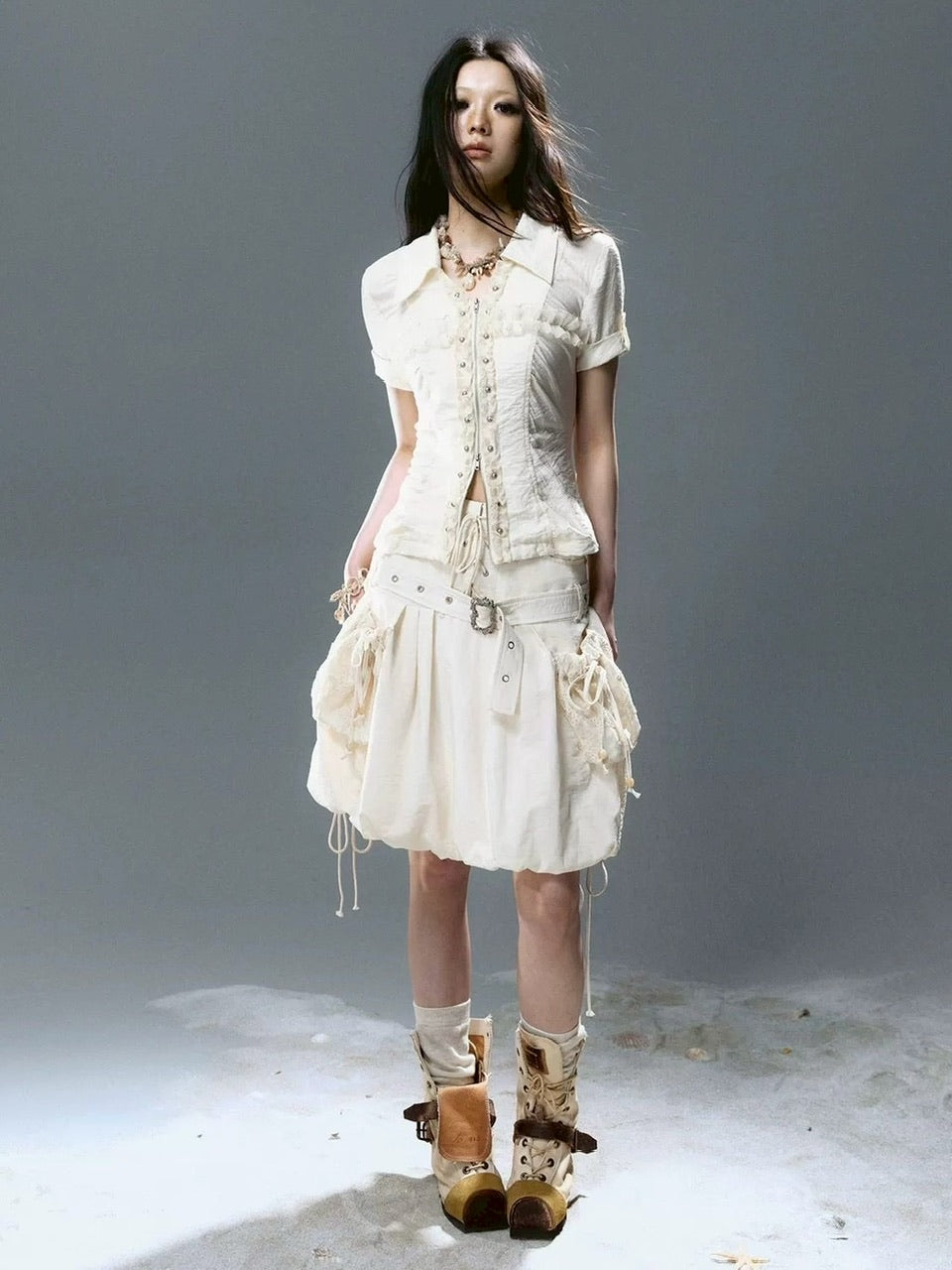 【Cest Nous】Fringe Star Necklace / 【セヌー】フリンジスターネックレス