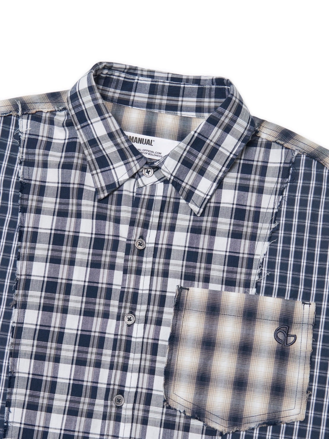 【NOMANUAL】RAW EDGE CHECK SHIRT