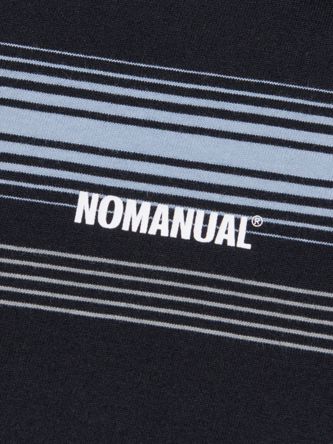【NOMANUAL】NM STRIPED LONG SLEEVE TEE