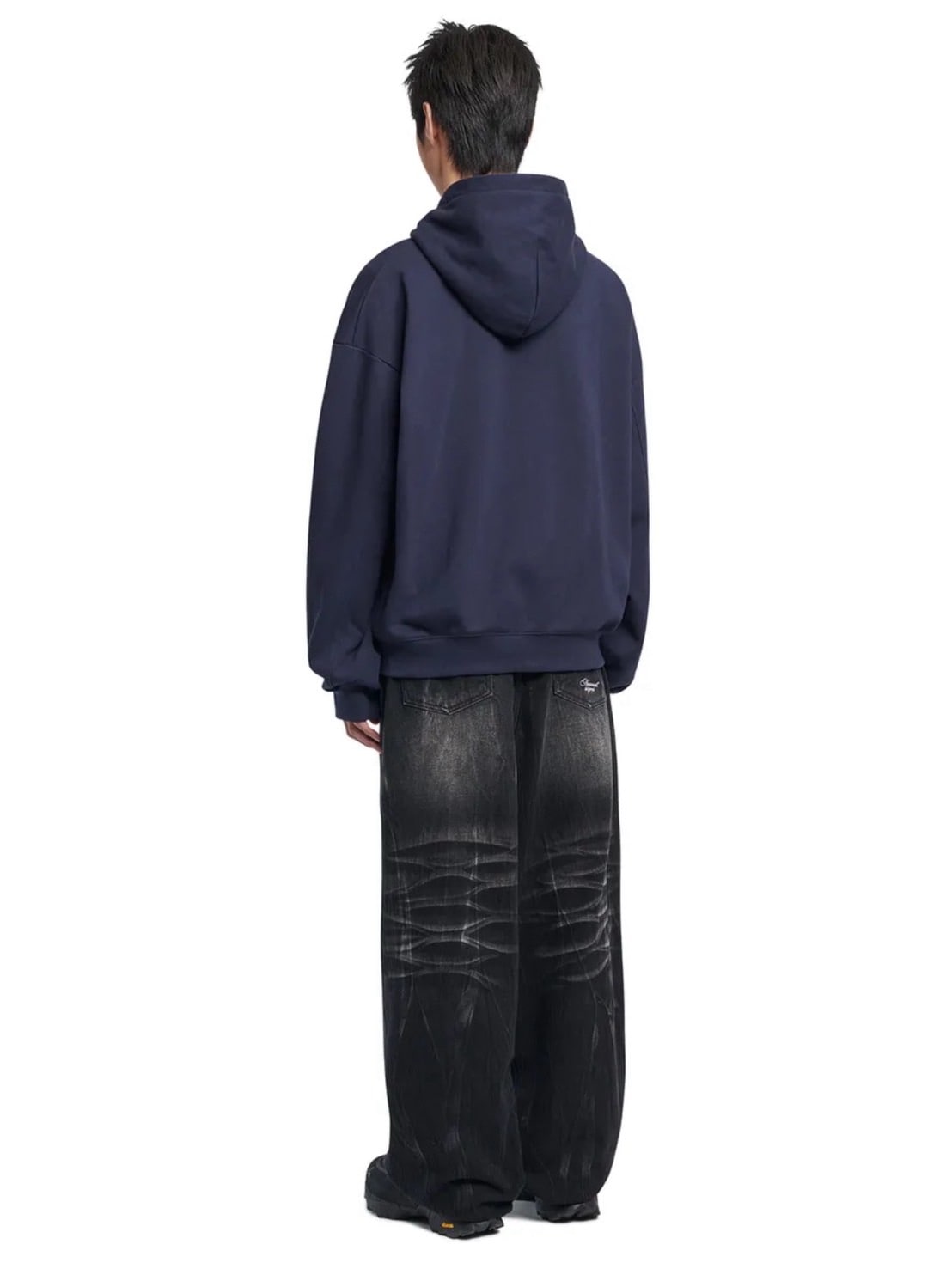 【NOMANUAL】R.V CHAIN STITCHED HOODED ZIP-UP