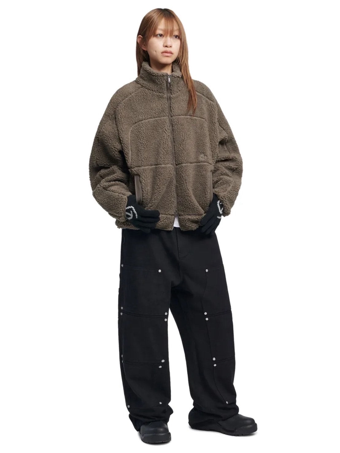 【NOMANUAL】TRACE SHERPA FLEECE JACKET