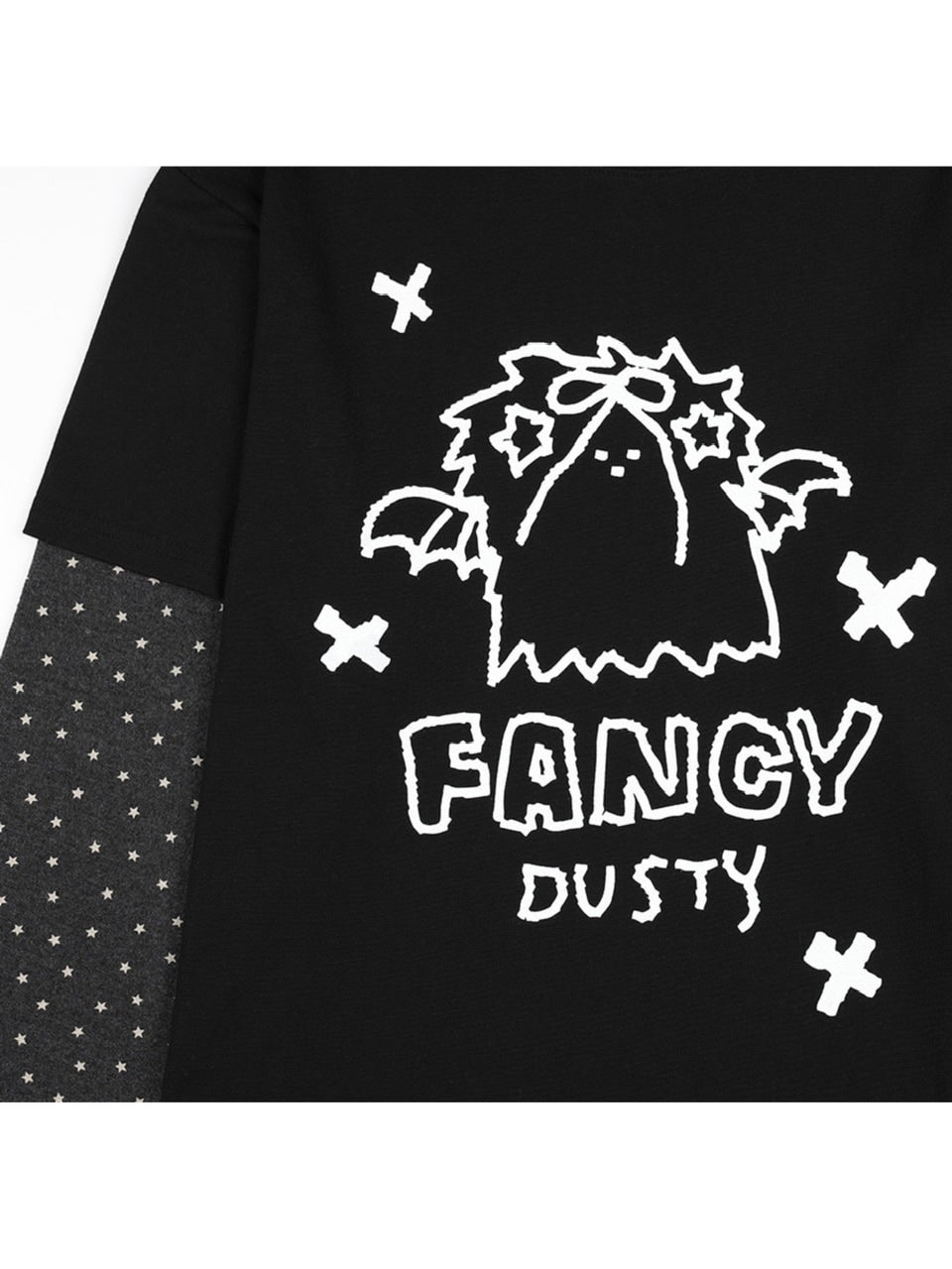 【FANCY X DUSTY】DUSTY CLUB LAYERED LONG SLEEVE / 【ファンシー X ダスティ】ダスティークラブレイヤード長袖Ｔシャツ