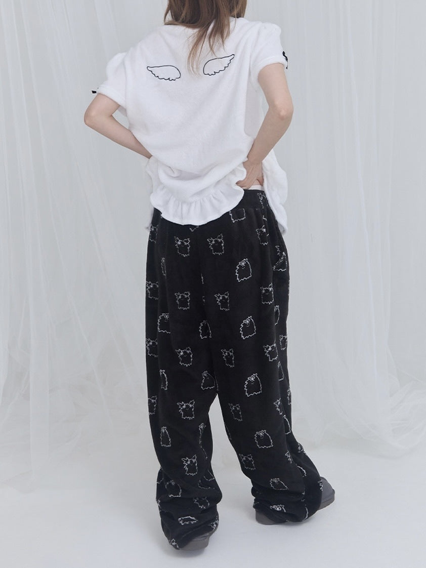 【FANCY X DUSTY】Zzz DUSTY SALON PAJAMA PANTS / 【ファンシー X ダスティ】Ｚｚｚダスティーサロンパジャマパンツ