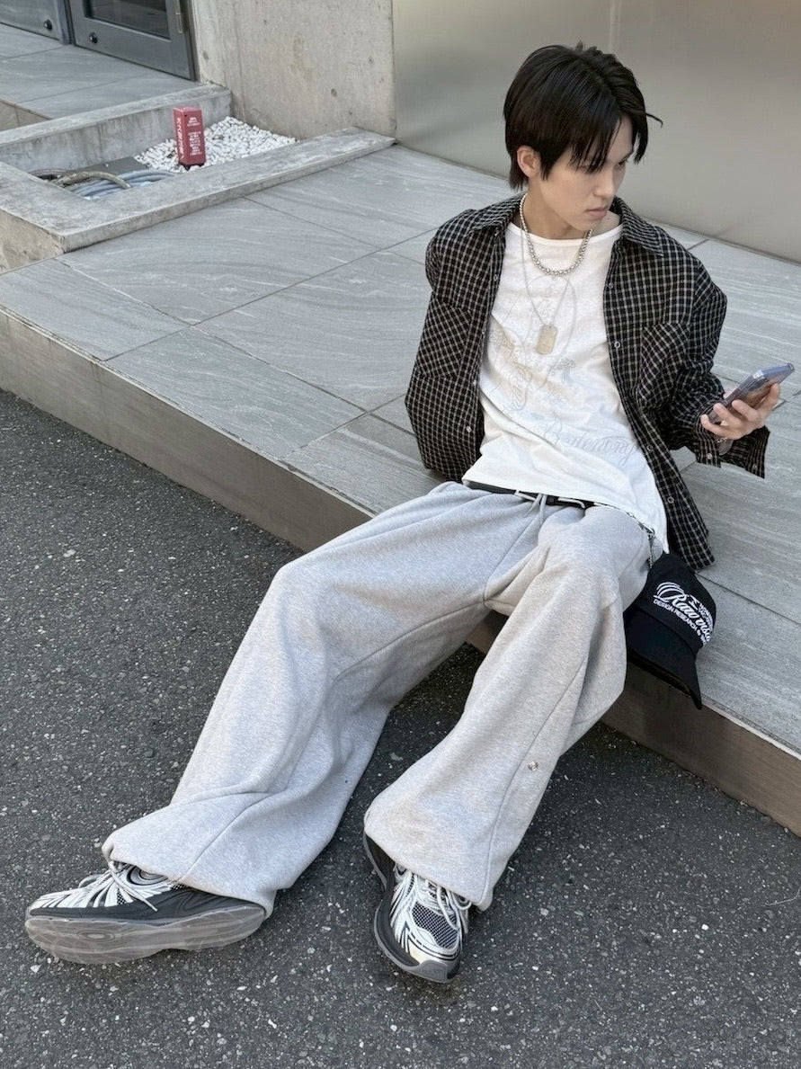 受注制【nmtc +】check crop shirts / 【エムティーシープラス】ショート丈チェックシャツ (2color)