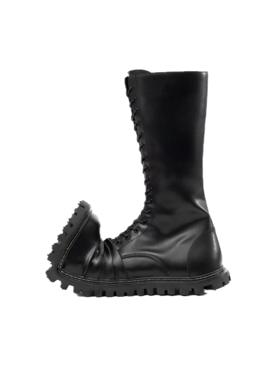 【ROMBAUT】RAGE / 【ロンバート】クラッシュドトゥミドルブーツ