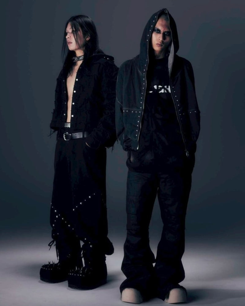 【DIG YOUR OWN GRAVE】DOUBLE UP PANTS /【ディグユアオウングレイブ】ダブルアップデニムパンツ
