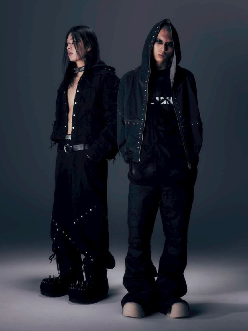 【DIG YOUR OWN GRAVE】DOUBLE UP PANTS /【ディグユアオウングレイブ】ダブルアップデニムパンツ