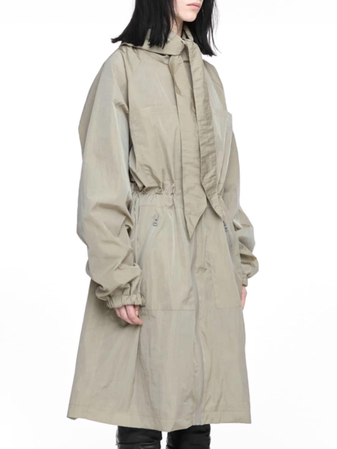 【NACHE】TIE FIELD COAT (UNISEX)