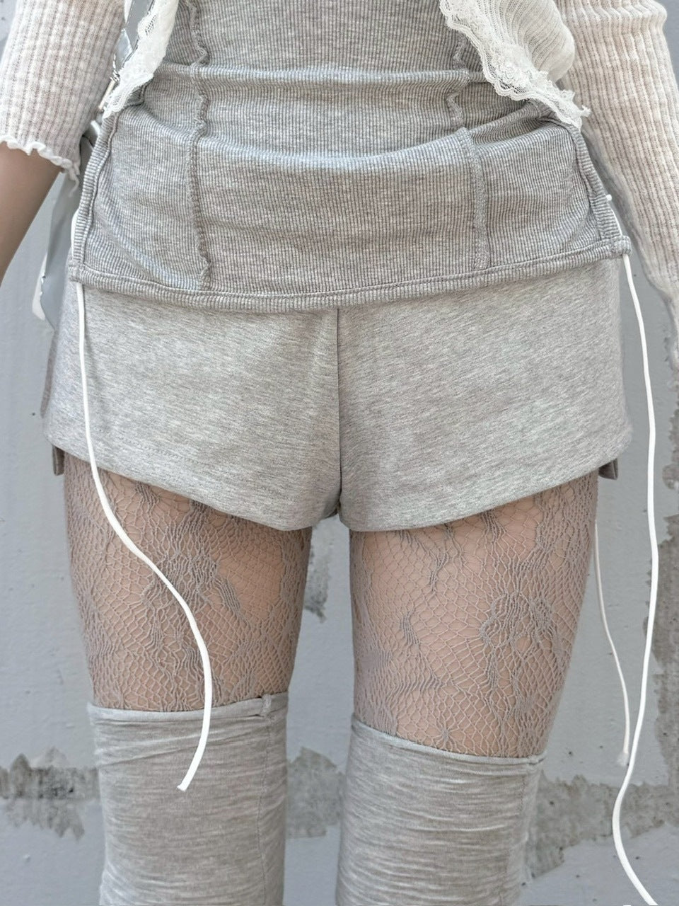 【nmtc +】ribbon shorts / 【エヌエムティーシープラス】リボンショートパンツ (3color)