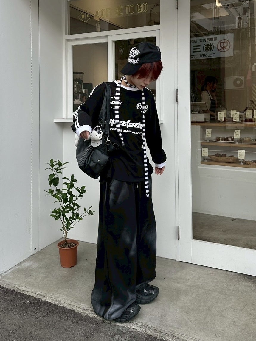 受注制【LUV CODE】sports long sleeve tee (3color)