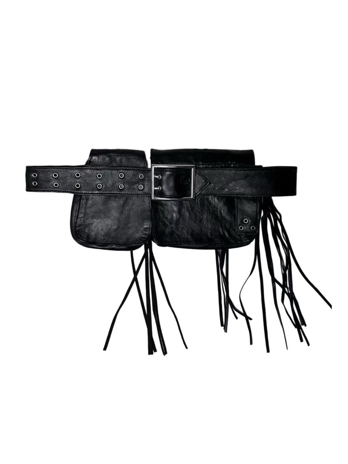 【haveyoudiedbefore?】Sacra Cintola Leather Belt / 【ハブユーダイドビフォー】アイレットポケットバッグベルト