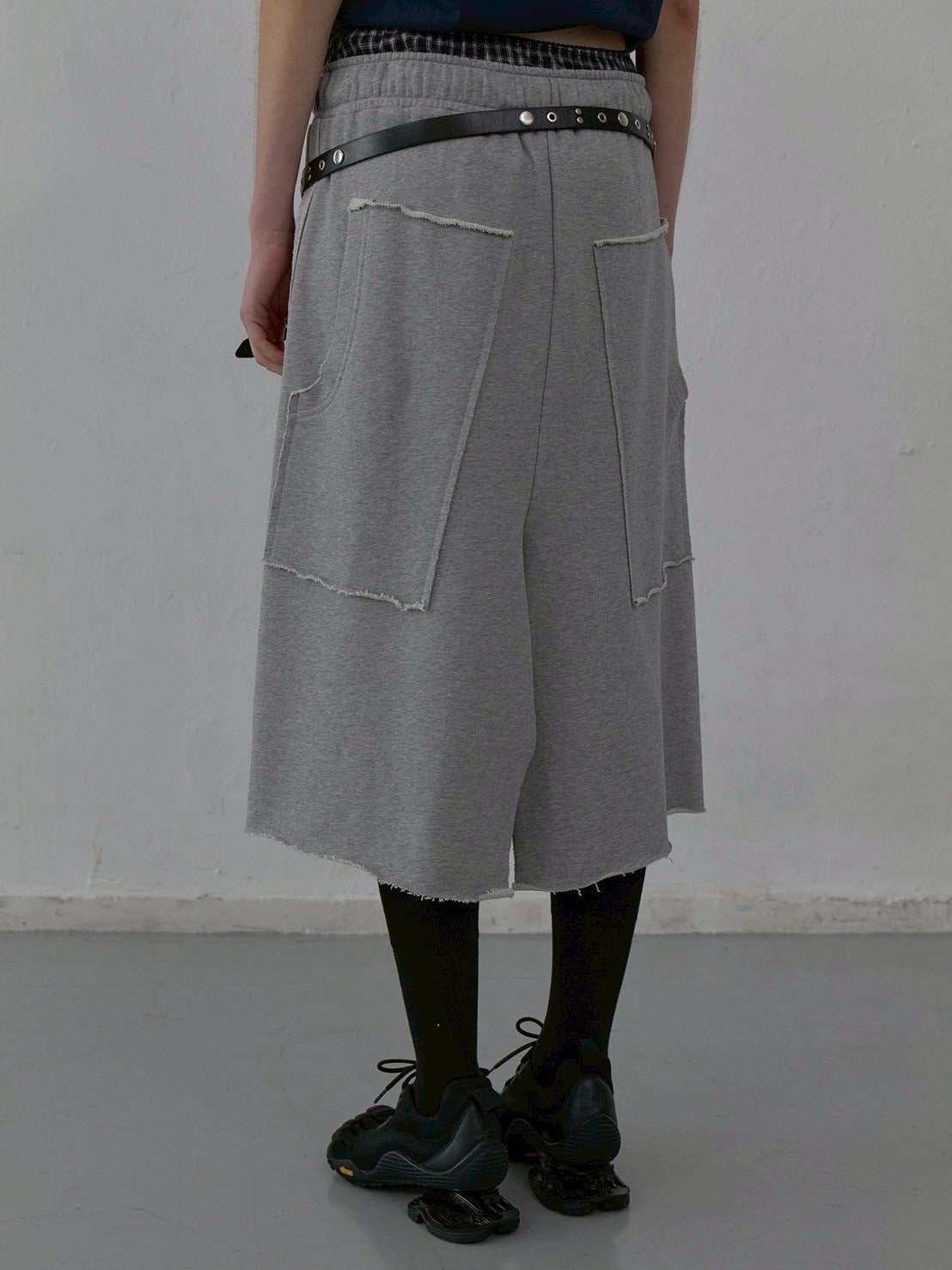 【LCDC】RAW CUT DETAIL JERSEY SKIRT / 【エルシーディーシー・ティーエム】ローカットディティールスウェットスカート