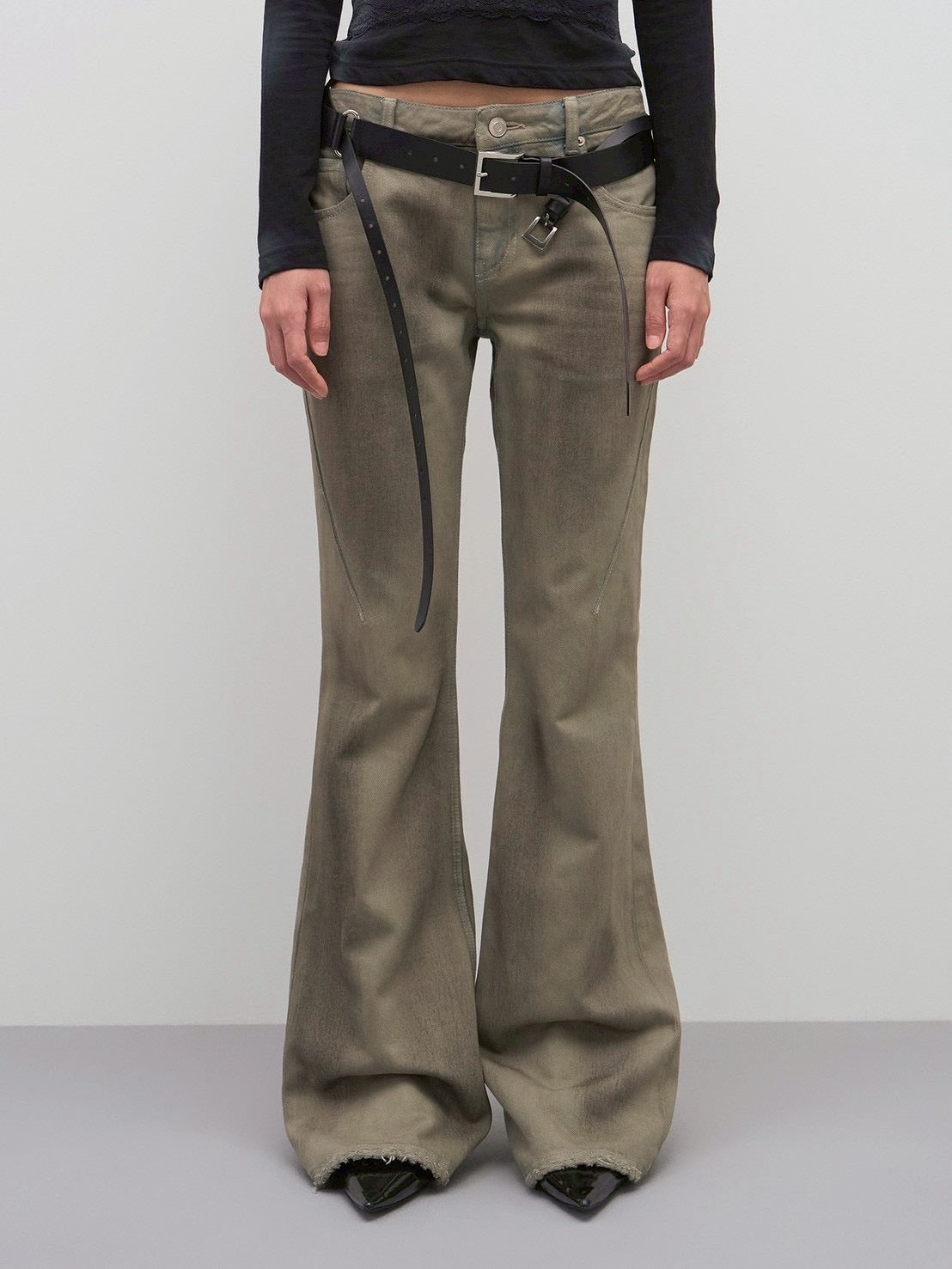 【LCDC】DIRTY WASHED BOOT-CUT DENIM / 【エルシーディーシー・ティーエム】ダーティウォッシュブーツカットデニム