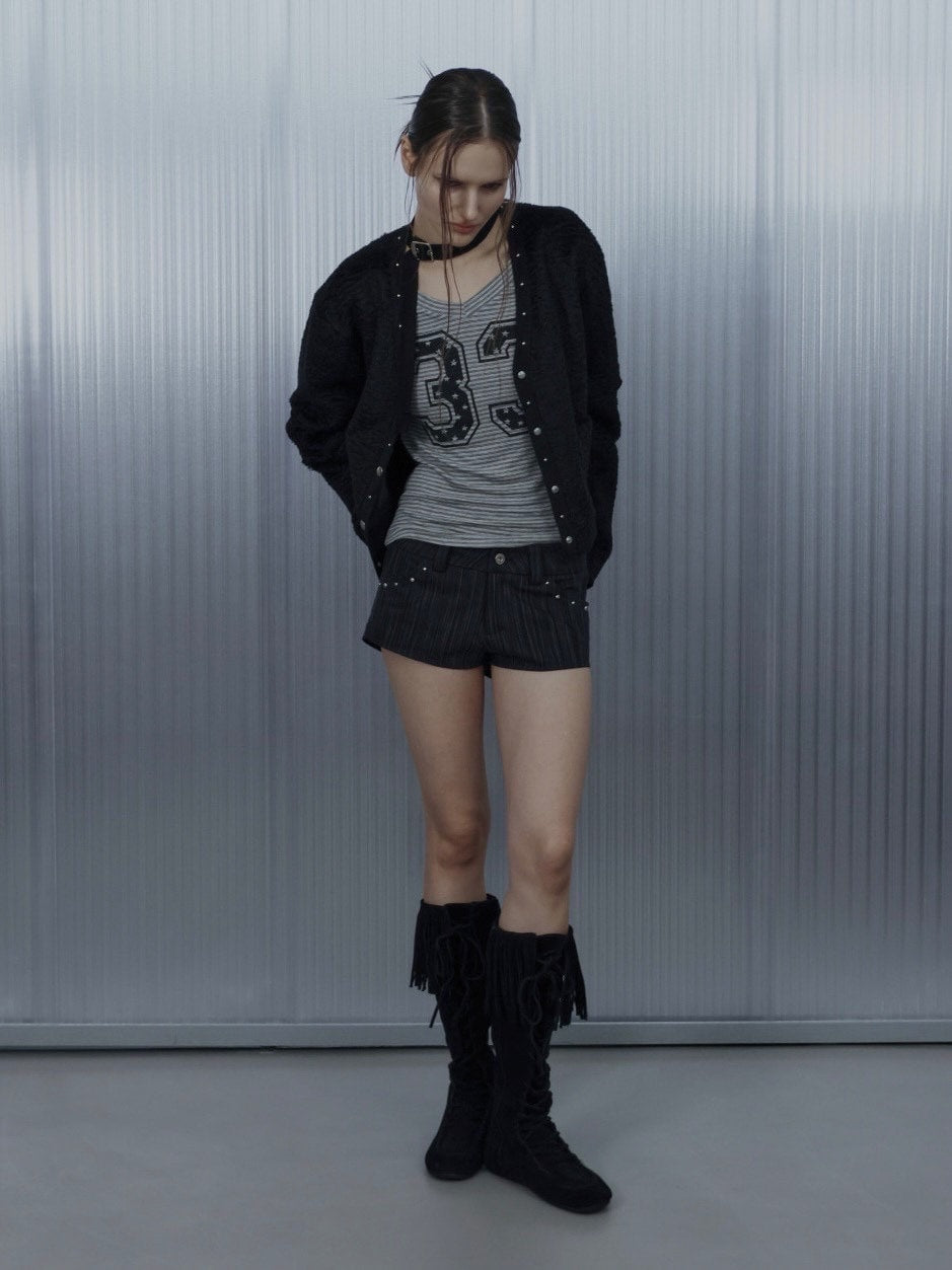 【SETUP‐EXE】SHORT CHOKER JACKET / 【セットアップエグゼ】ショートチョーカージャケット