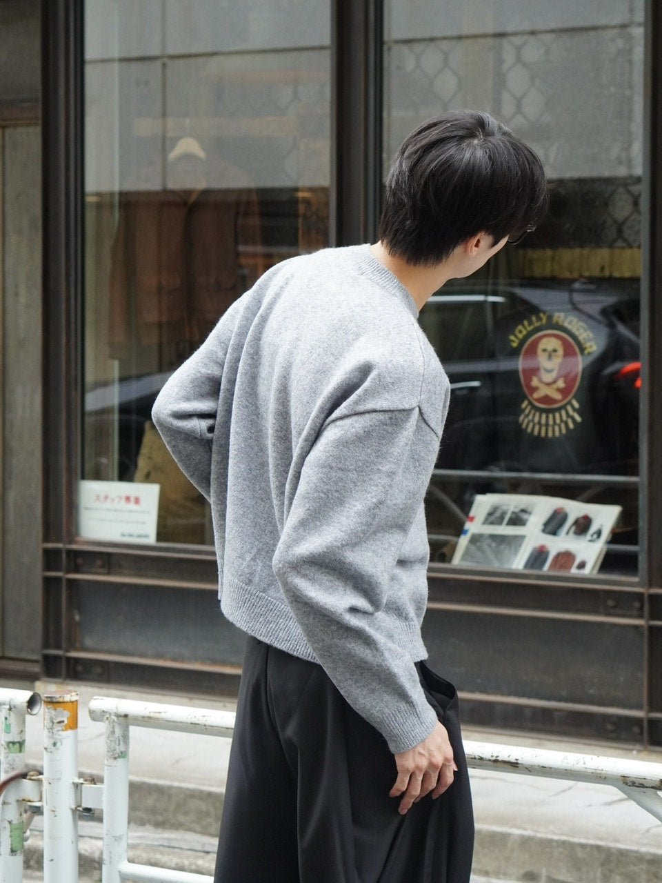東京店WEB限定受注制【Chikashitsu +】soft touch crew neck knit cardigan / 【チカシツプラス】ソフトタッチクルーネックニットカーディガン (4color)