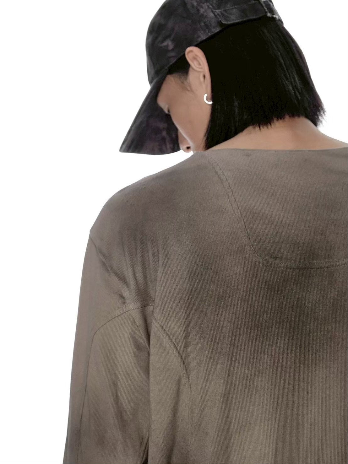 【d5ove】Basic Washed Long-sleeved Tee / 【ダヴ】スモークウォッシュド長袖Ｔシャツ