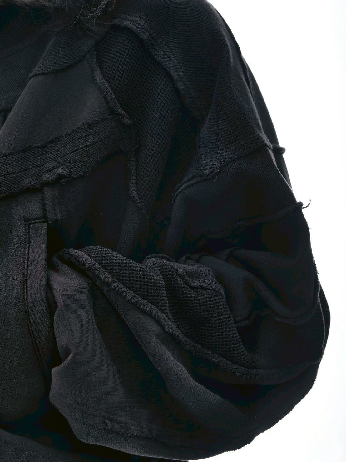 【d5ove】Structured Zippered Hoodie / 【ダヴ】ラインダブルジップパーカー