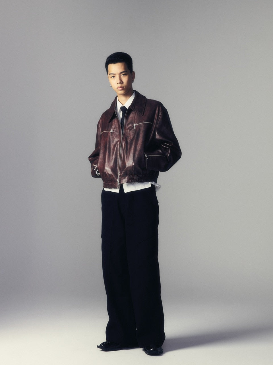 【CS】cotton wide twill pants (black) / 【シーエス】コットンワイドツイルパンツ