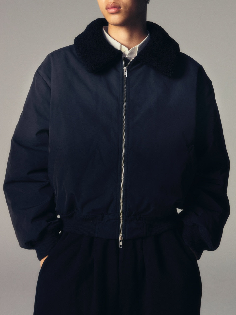 【CS】gradation boa blouson