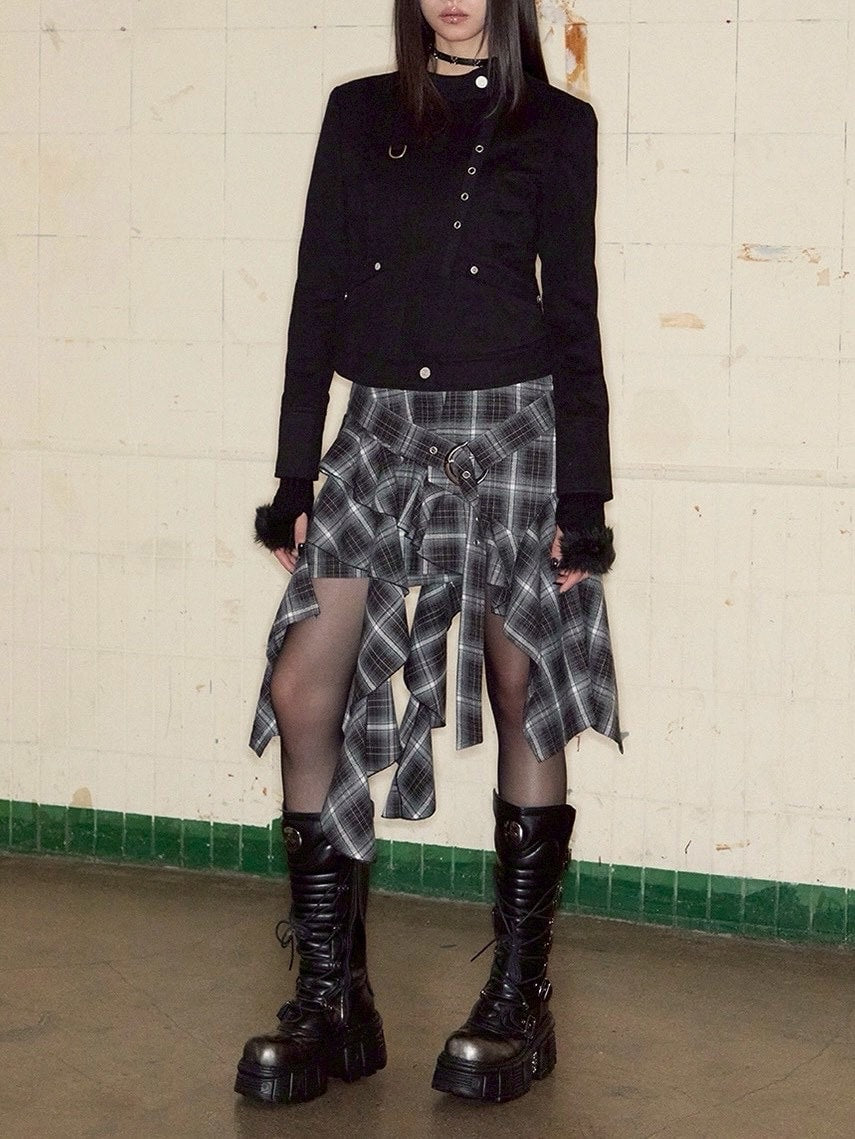 【NOT KNOWING】Back Cross Stud Jacket / 【ノットノーイング】バッククロススタッヅジャケット