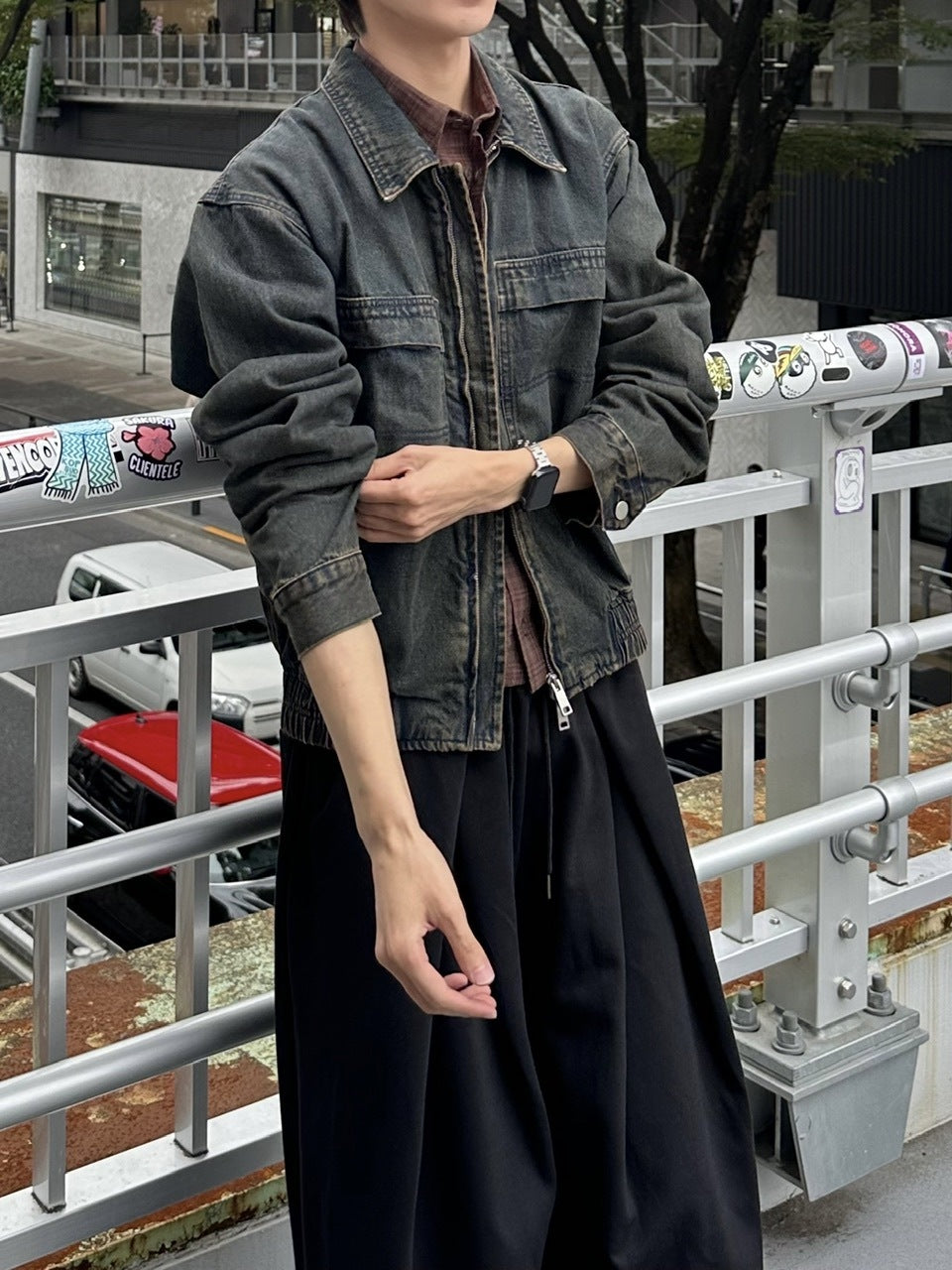 大阪店WEB限定受注制【Chikashitsu +】classic wash work denim jacket / 【チカシツプラス】クラシックウォッシュワークデニムジャケット