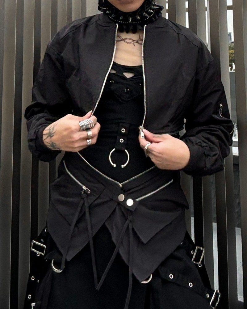 【Never mind the XU】2way light jacket / 【ネバーマインドザエックスユー】ツーウェイライトジャケット