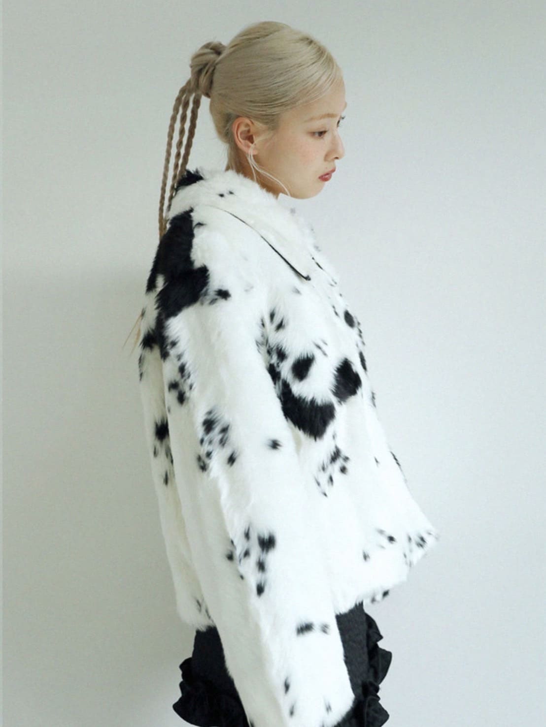 12/21 20:00 再販【Uglyshadow】MILK COW FUR JACKET / 【アグリーシャドウ】ミルクカウファージャケット