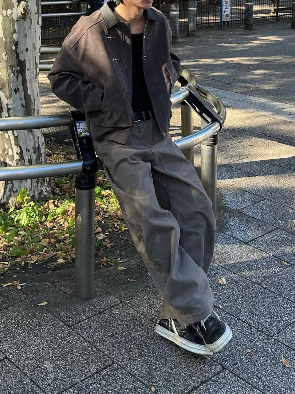 大阪店WEB限定受注制【Chikashitsu +】deep ballon curve pants / 【チカシツプラス】ディープバルーンカーブパンツ (2color)